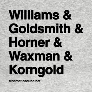 Helvetica Design - Williams&Goldsmith& Horner& Waxman& Korngold T-Shirt